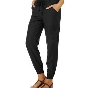 ✨ Indigo Rein Drawstring Cargo Jogger Pants Black Small